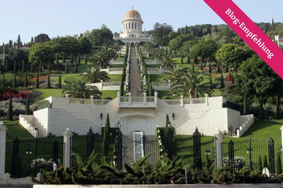 Die größte Attraktion in Haifa ist der Garten der Bahai
