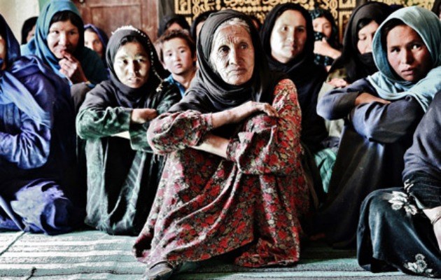 ￼Ronja von Wurmb-Seibel hat dieses Bild 2013 in der Provinz Daikundi aufgenommen. Es zeigt eine Frauen-Schura, eine Art weiblicher Gemeinderat