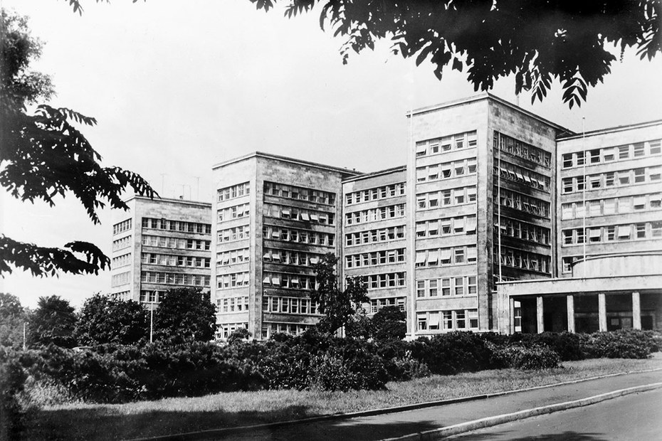 Das Haus des IG-Farben-Vorstands in Frankfurt/M. im Jahr 1928