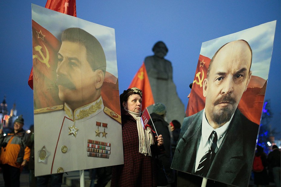 Sie schenkten sich nichts, nicht nur beim Thema Ukraine: Stalin und Lenin