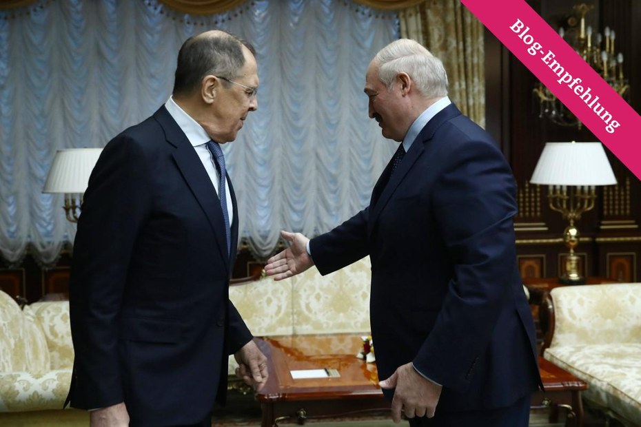 Sieht netter aus als es war: das Treffen zwischen Lawrow und Lukaschenko