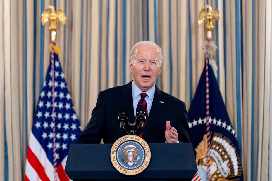 US-Präsident Joe Biden ist im Vorwahlkampf arg unter Druck von vielen potenziellen Wählern, die seine Israel-und-Gaza-Politik kritisieren.