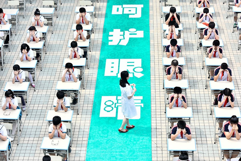 90 Prozent aller Schüler in China sind kurzsichtig