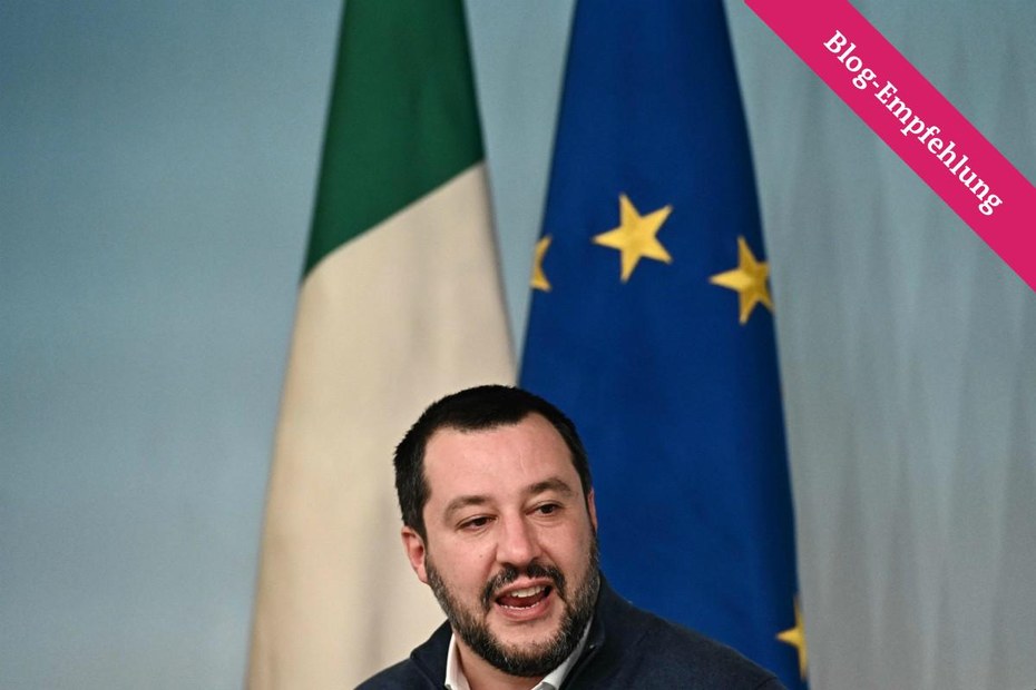 Für Salvini und seine Lega Nord ist der Streit mit der EU nicht nur Fluch