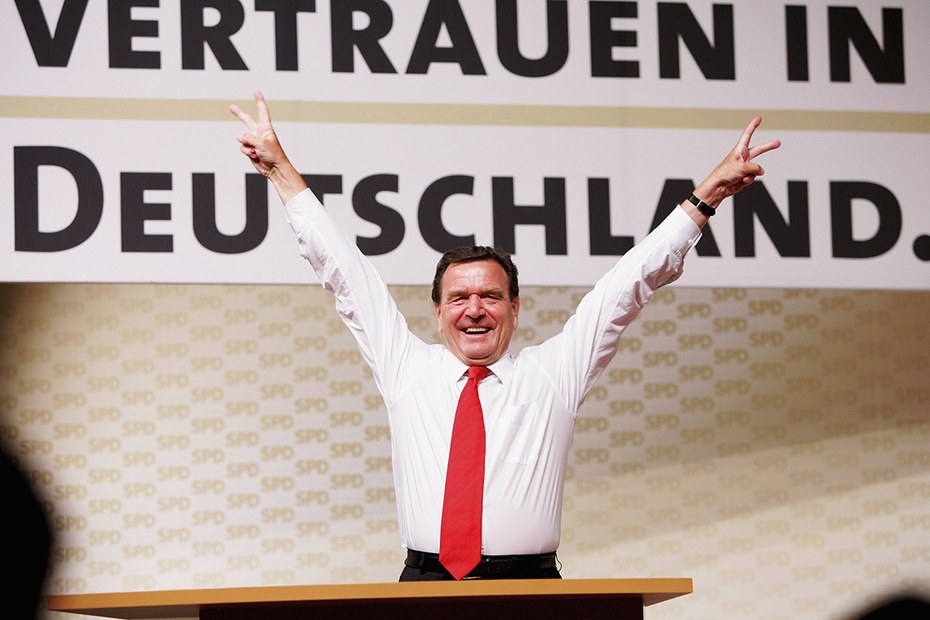 Glücklicherweise im politischen Ruhestand: Gerhard Schröder