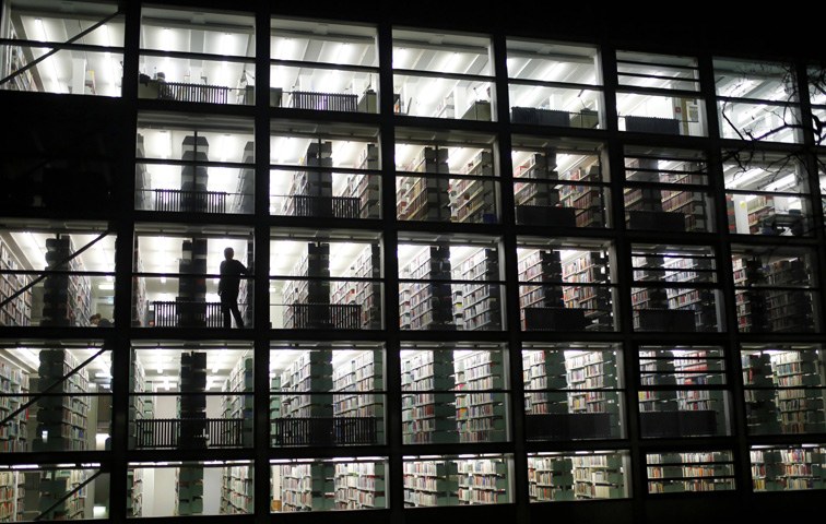 Die Bibliothek der Freien Universität in Berlin