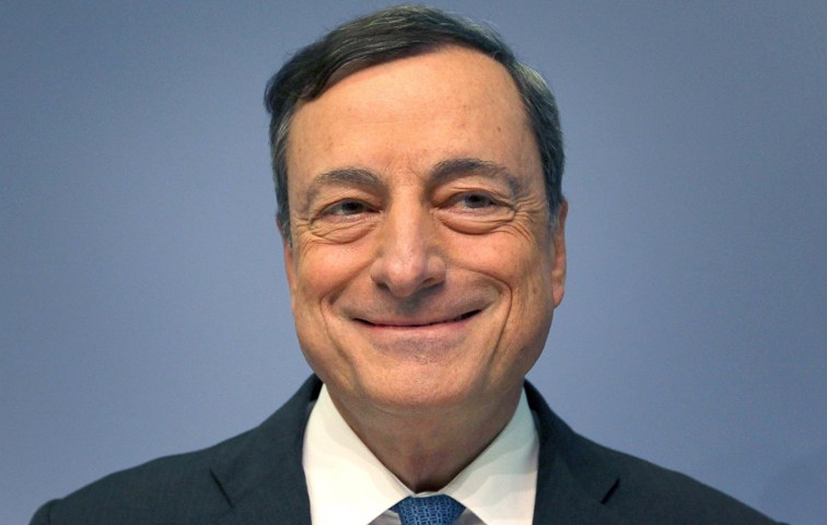Für deutsche Ökonomen eher nicht ansteckend: Mario Draghis Lächeln
