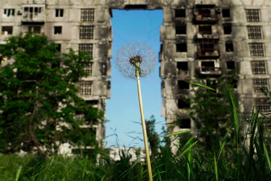 Zerstörung in Mariupol (Mai 2022)