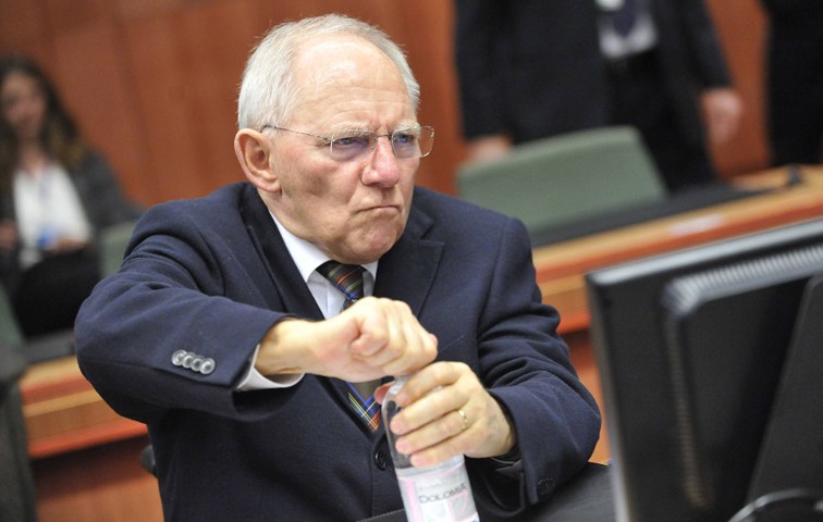 Die menschliche Bremse: Wolfgang Schäuble