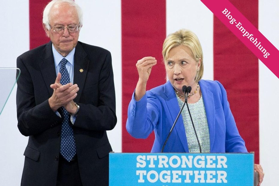 In New Hampshire trat Sanders als Clinton-Unterstützer auf