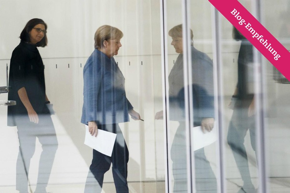 Gilt es zu tolerieren: Katrin Göring-Eckardt und Angela Merkel