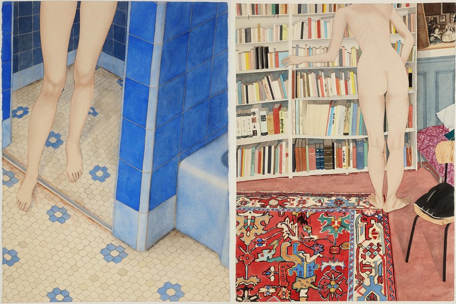 Beine, Beine, immer wieder Beine: „Baño azul“ (1979) und „Biblioteca, rue des vinaigriers“ (1978)