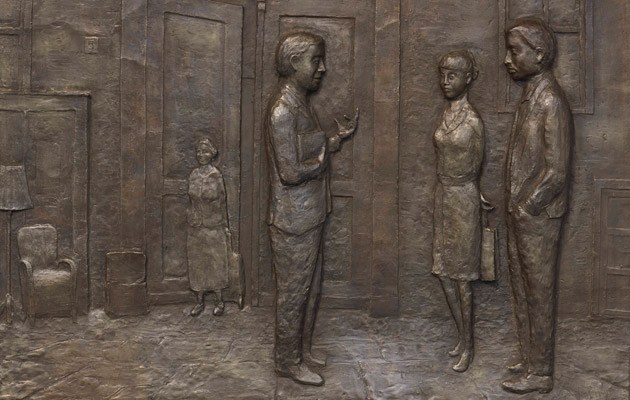 Jan Peter Hammers Bronzerelief war der heimliche Star der Berliner Kunstmesse ABC