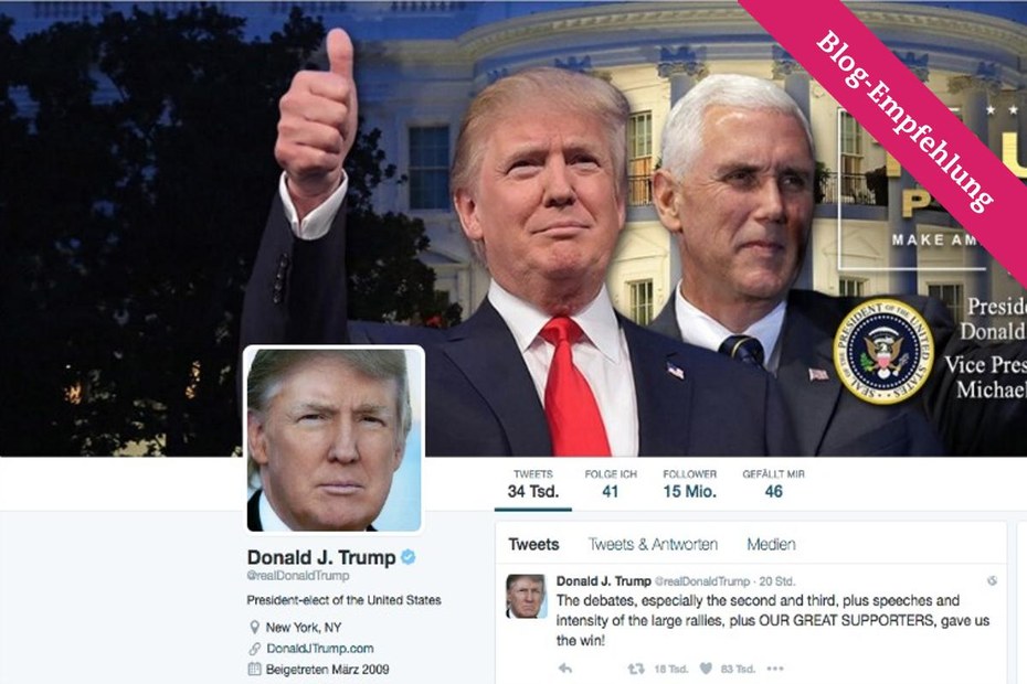 Donald Trumps Twitterprofil
