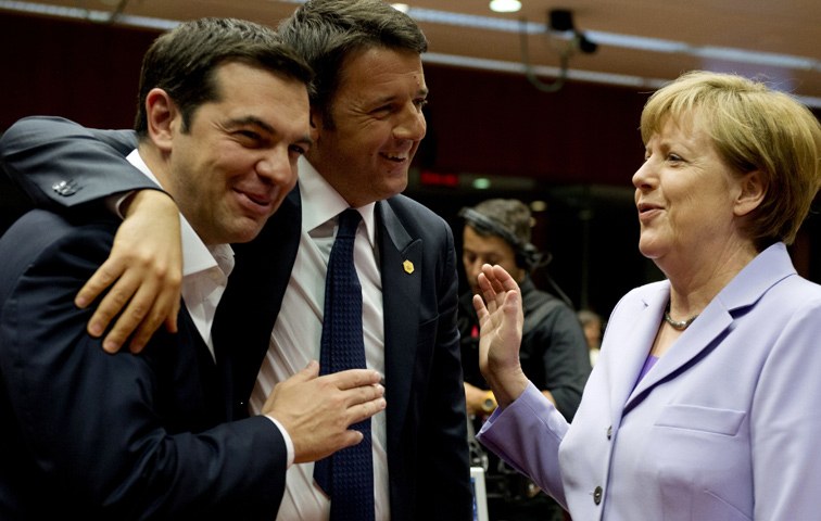 Als Bedrohung gilt der zurechtgestutzte griechische Premier (links) längst nicht mehr