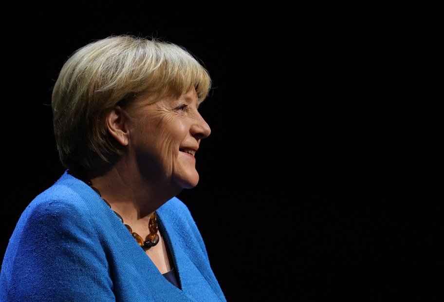 Angela Merkel im Berliner Ensemble
