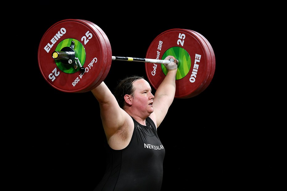 Die Neuseeländerin Laurel Hubbard beim Gewichtheben