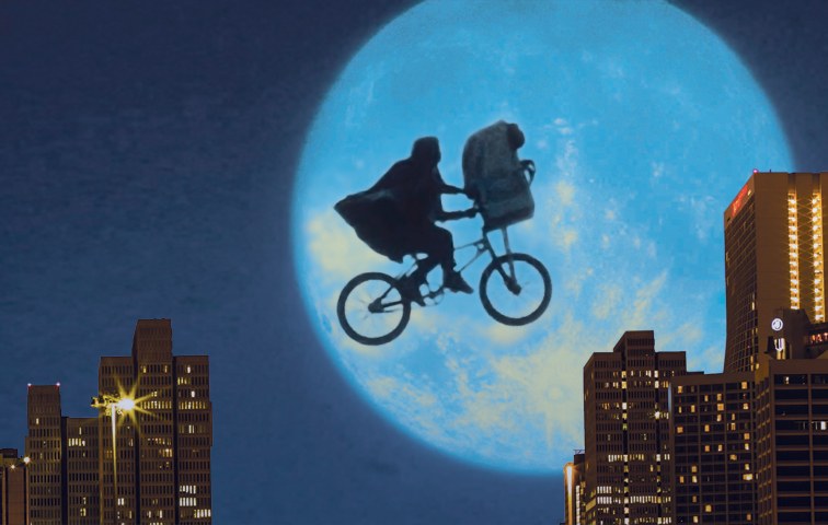 Dass die Zukunft dem Fahrrad gehört, wusste schon E.T.