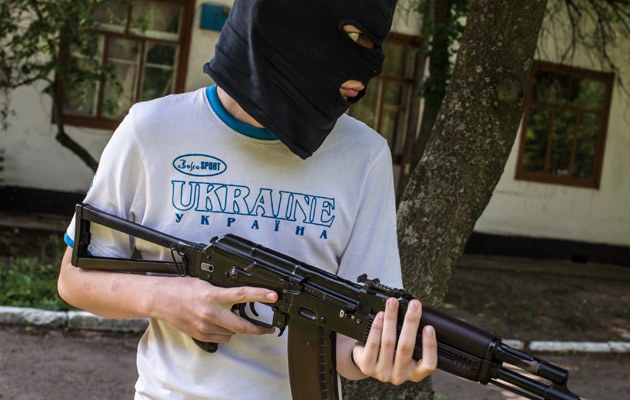 Schlecht ausgebildet, aber bewaffnet: Milizen in der Ost-Ukraine