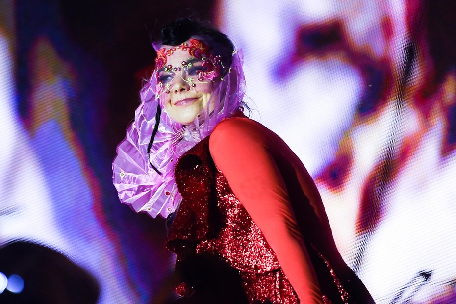 Sieht manchmal selbst ein wenig aus wie ein Fisch: die isländische Sängerin Björk