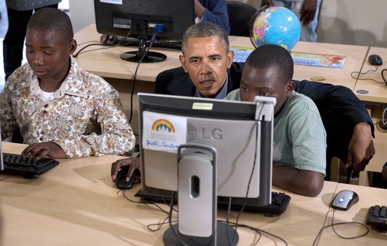Im Einsatz für Netzneutralität: Barack Obama