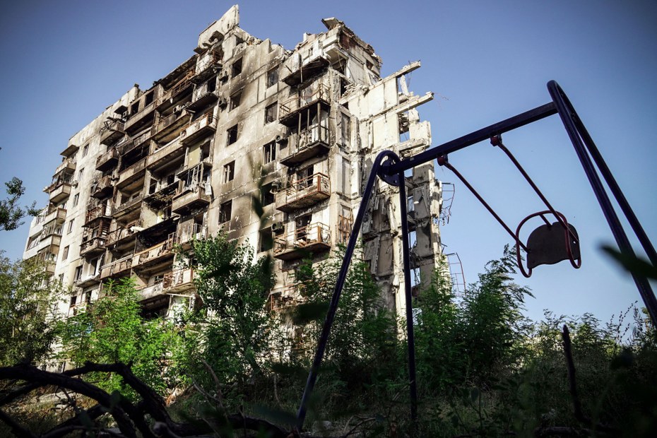 In weiten Teilen Mariupols stehen nur noch Ruinen