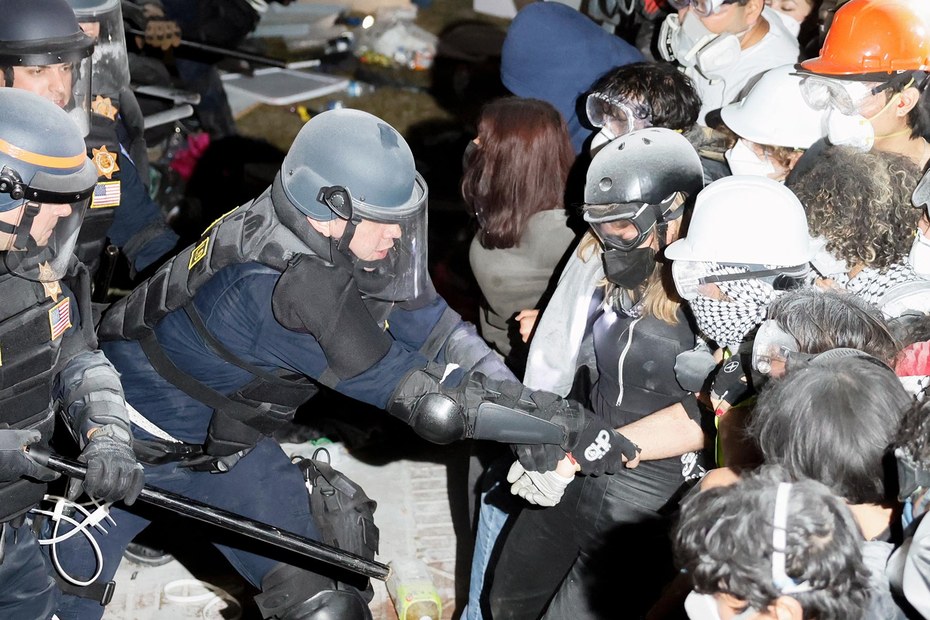 An der UCLA werden 200 Protestierende festgenommen