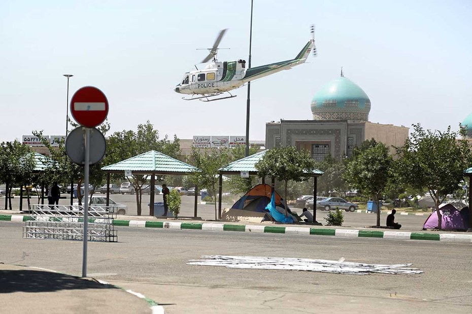 Die Angriffe galten dem Mausoleum, in dem Ayatollah Khomeini am 6. Juni 1989 zur letzten Ruhe gebettet wurde