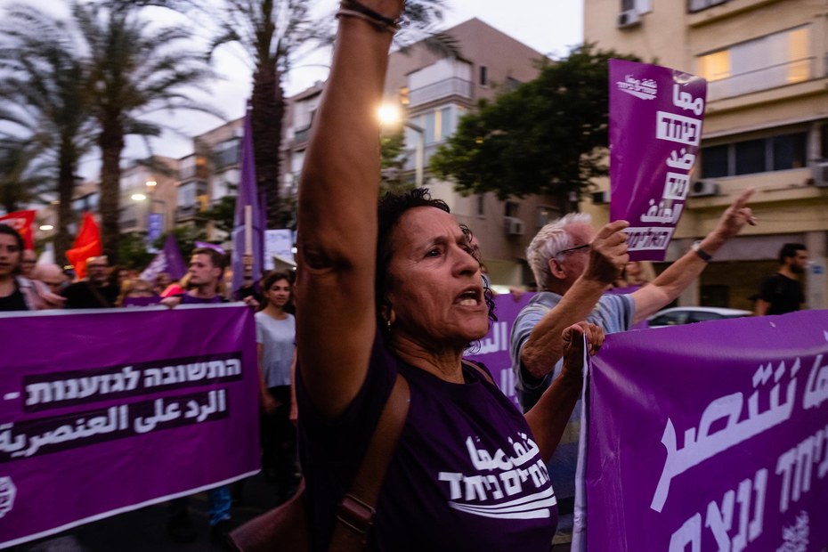 „Standing Together“ demonstriert für gleiche Rechte für die arabische Bevölkerung Israels