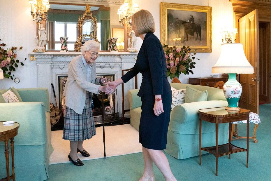 Zwei Tage vor ihrem Tod hat die Queen auf Schloss Balmoral Liz Truss zur neuen Premierministerin ernannt