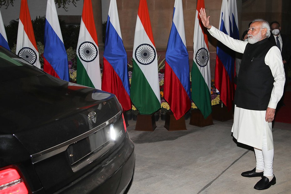 Die Formel „Inder und Russen sind Brüder“ geht auf Chruschtschow zurück: Modi verabschiedet Putin nach einem Staatsbesuch 2019