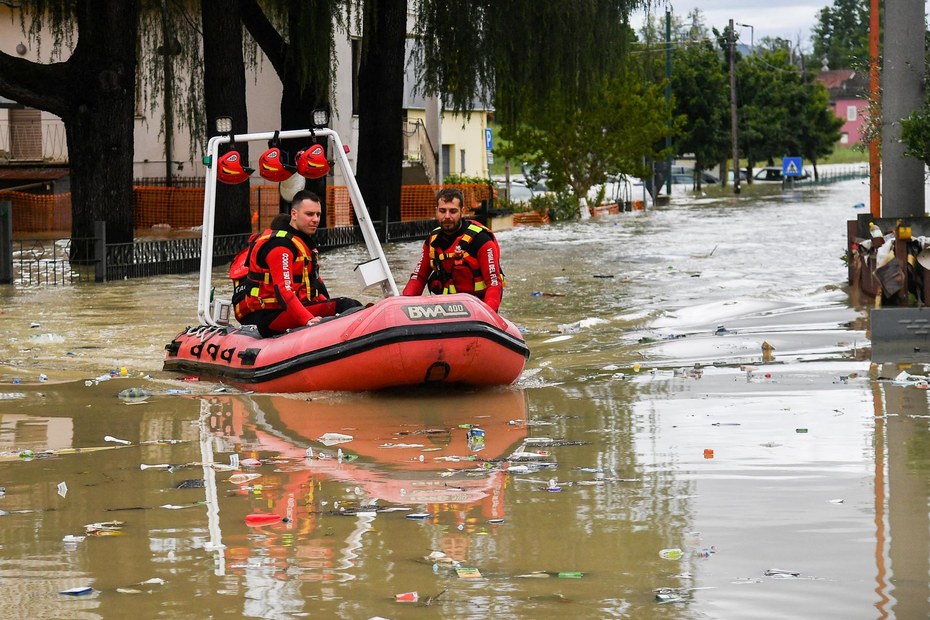 Nach der Dürre kam in Italien die Überschwemmung