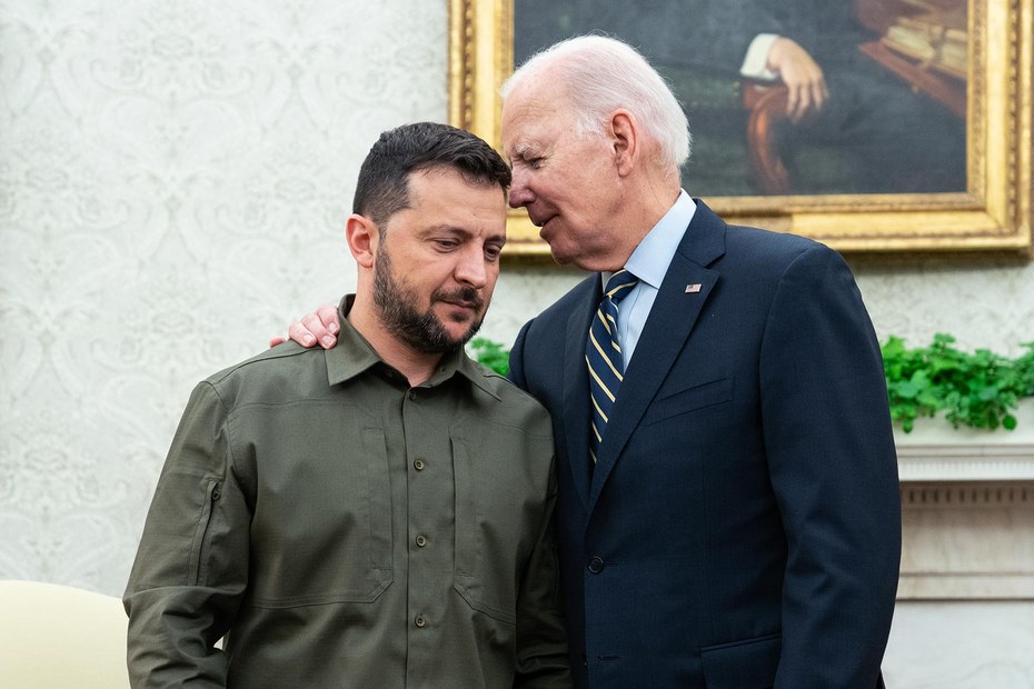 US-Präsident Joe Biden trifft den ukrainischen Präsidenten Wolodymyr Selenskyj im Weißen Haus