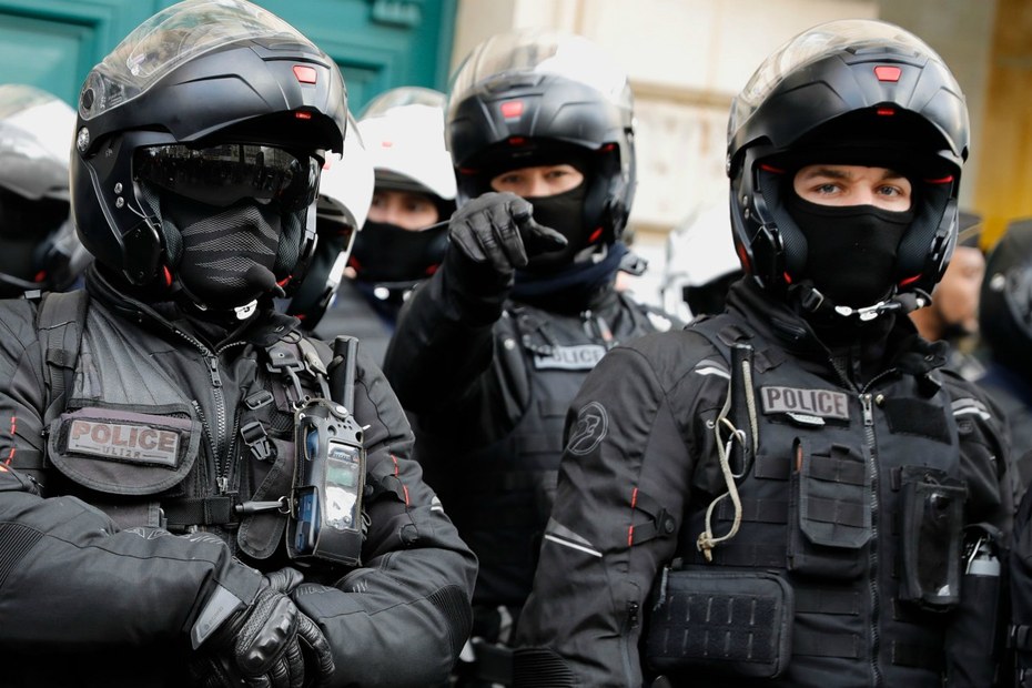 Die französische Polizei bleibt gerne ungefilmt