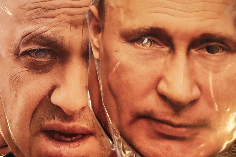 Hinter der Maske: Jewgeni Prigoschin und Wladimir Putin