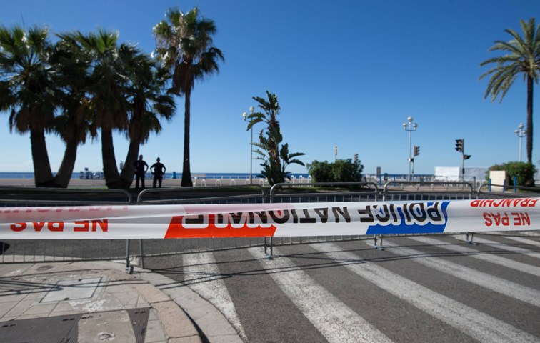 Der Tatort an der Promenade des Anglais