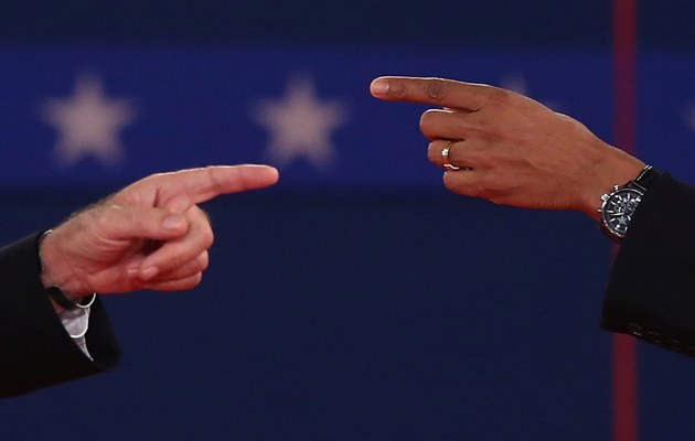 "Mein Rente ist nicht so hoch wie ihre": Aufeinandertreffen der beiden Kontrahenten Romney und Obama