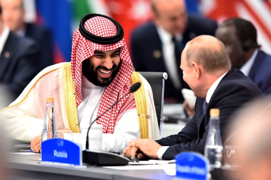 Der saudi-arabische Kronprinz Mohammad bin Salman und Wladimir Putin scheinen sich bestens zu verstehen