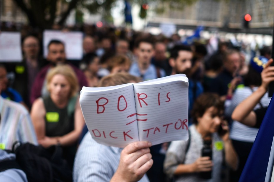 Unter dem Motto „Stop the Coup!“ gingen Tausende in London auf die Straße