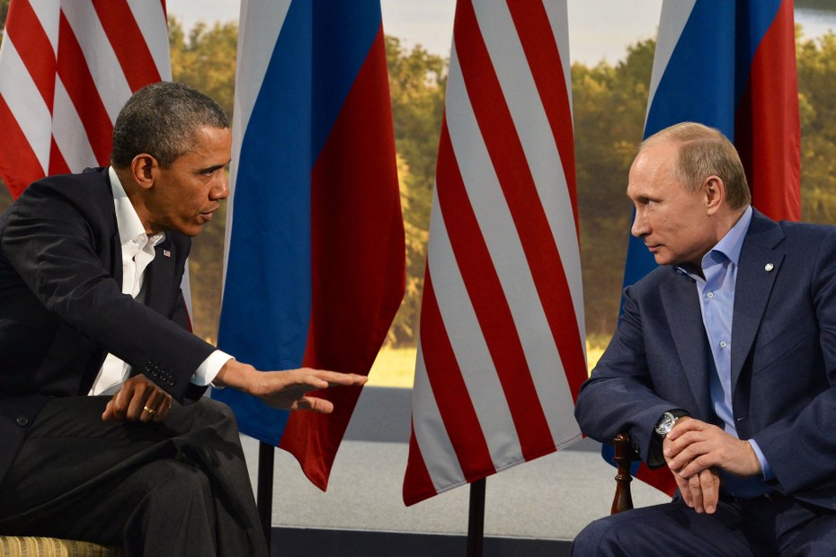 Wladimir Putin trifft Barack Obama beim G8-Gipfel 2013