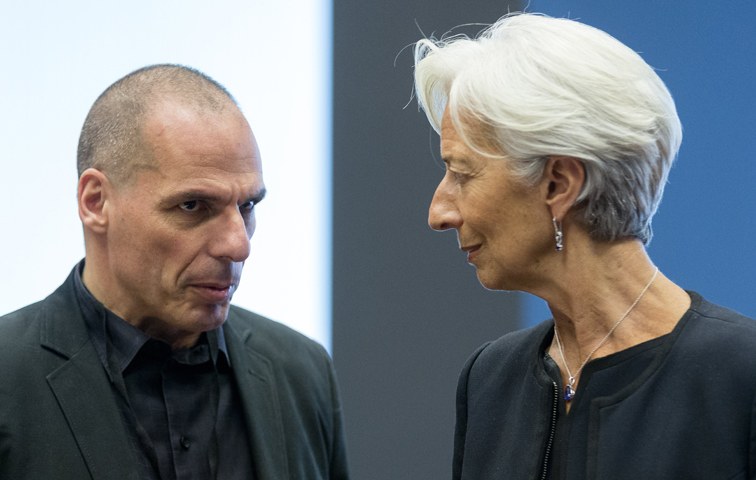 Alles ganz informell: Yanis Varoufakis und IWF-Chefin Christine Lagarde