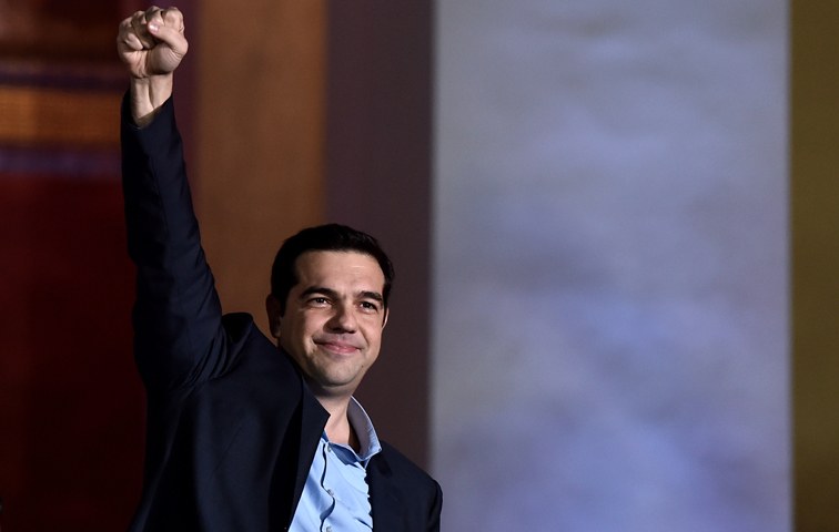 Alexis Tsipras siegreich am Wahlabend. Schon am nächsten Tag folgte bei vielen Anhängern die Ernüchterung 