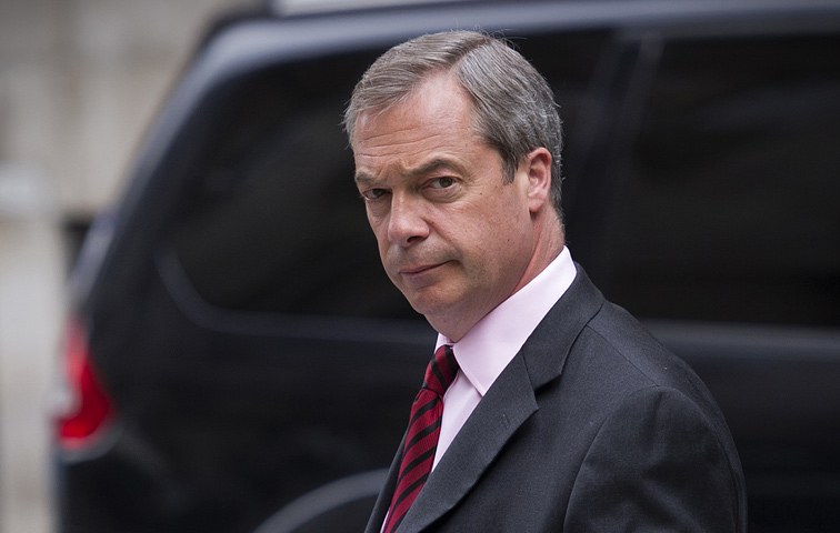 Nigel Farage: Vorsitzender der United Kingdom Independence Party (UKIP) 