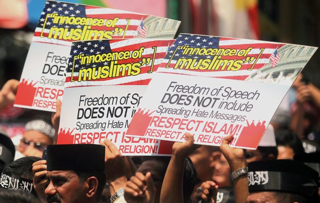 Viele Muslime fühlen sich und ihre Religion durch die Ausstrahlung des Fims "Innocence of Muslims" nicht respektiert