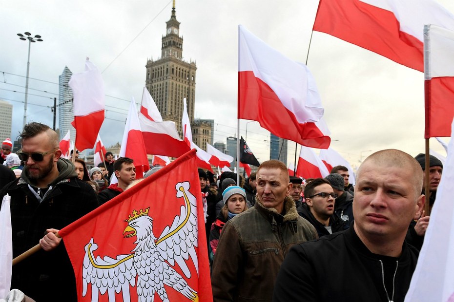 Angetrieben von einer Ideologie der weißen, christlichen Überlegenheit: Der Aufmarsch der Neofaschisten in Warschau
