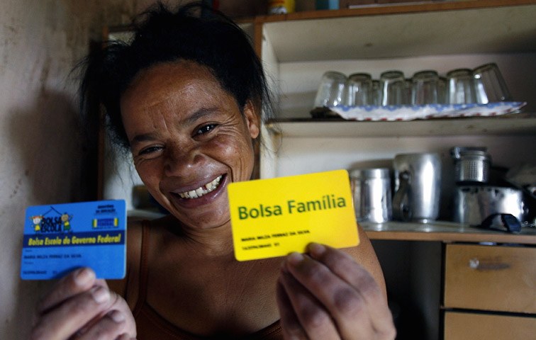 Das Programm Bolsa Família erreicht gegenwärtig die 57 Millionen ärmsten Brasilianer