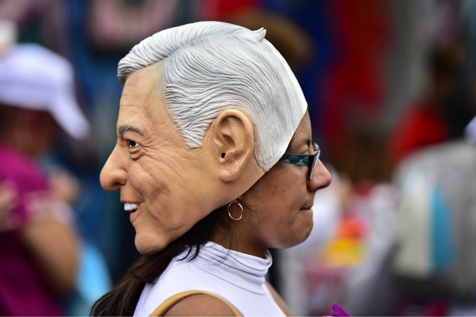 Das andere Gesicht des Wahlsiegs: eine Unterstützerin López Obradors