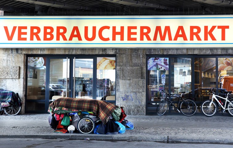 Immer mehr Menschen leben in Berlin ohne festn Wohnsitz auf der Straße
