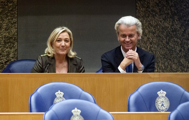 Wollen enger zusammenarbeiten: Die Rechtspopulisten Marine Le Pen und Geert Wilders