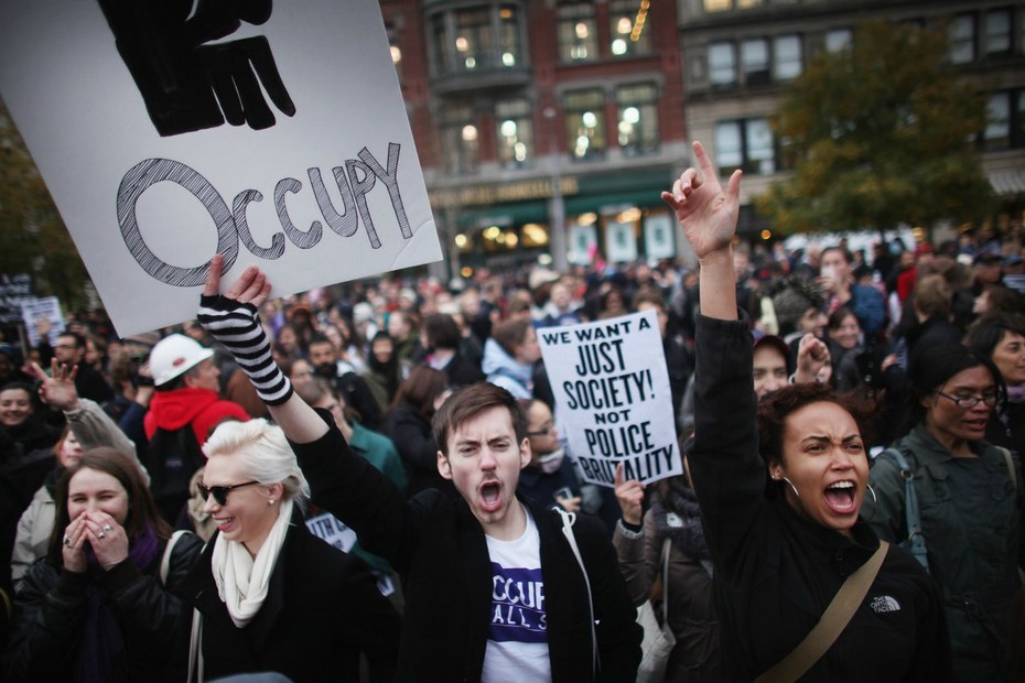 Occupy-Proteste, 2014